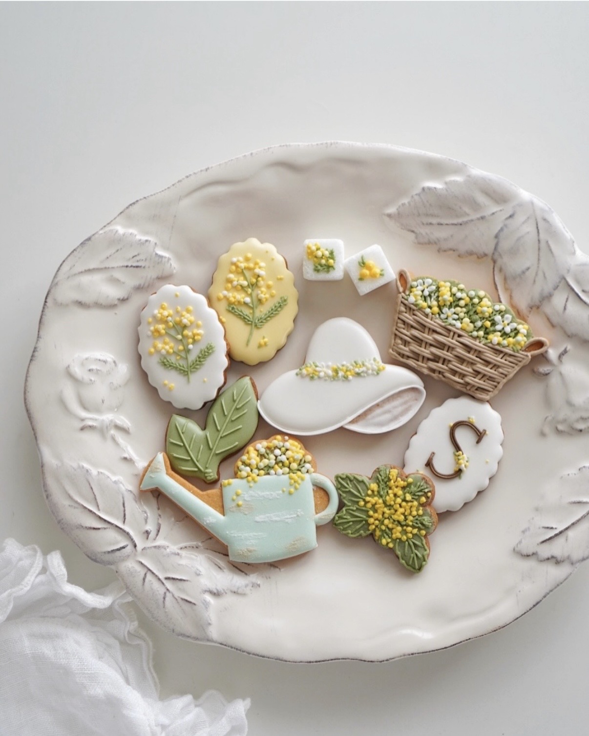 3/8ミモザのアイシングクッキーレッスンin恵比寿